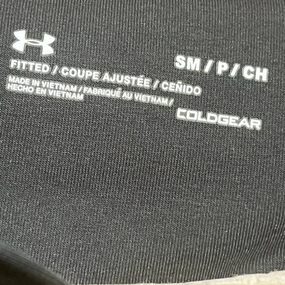 Under Armour Black High-Neck QUARTER ZIP Pullover, GEORGIA STATE TENNIS SIZE SM